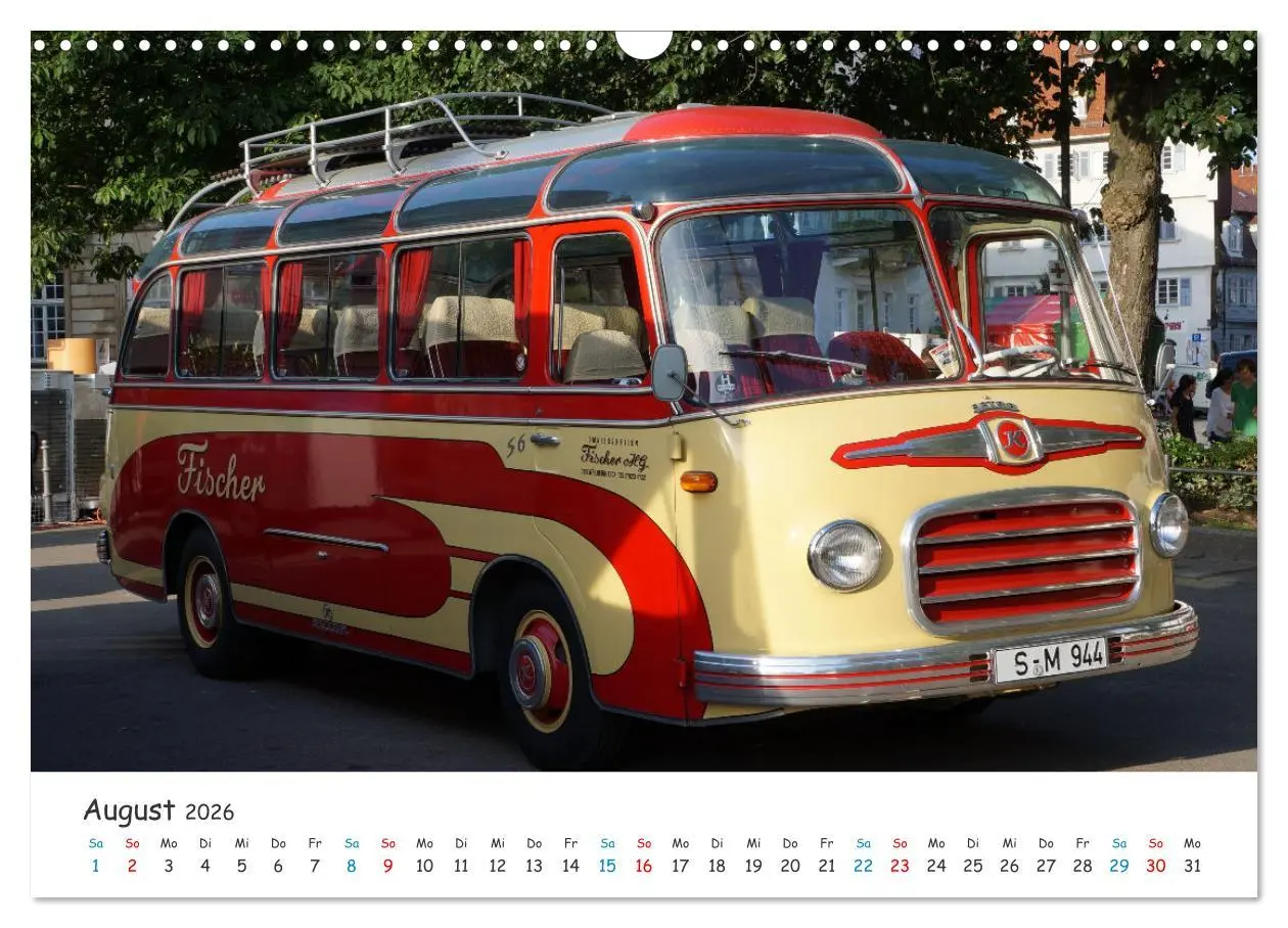 Bild: 9783457655375 | Omnibusse von heute und früher (Wandkalender 2026 DIN A3 quer),...