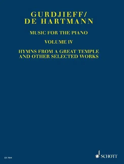 Cover: 9783795795375 | Music for the Piano IV | Gurdjieff | Taschenbuch | 116 S. | Deutsch