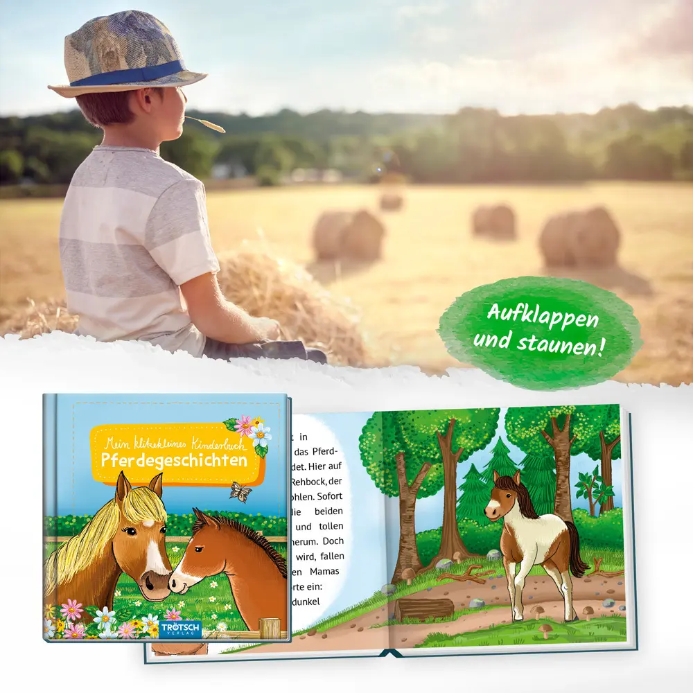 Bild: 9783965525375 | Trötsch Kinderbuch Mein klitzekleines Kinderbuch Pferdegeschichten