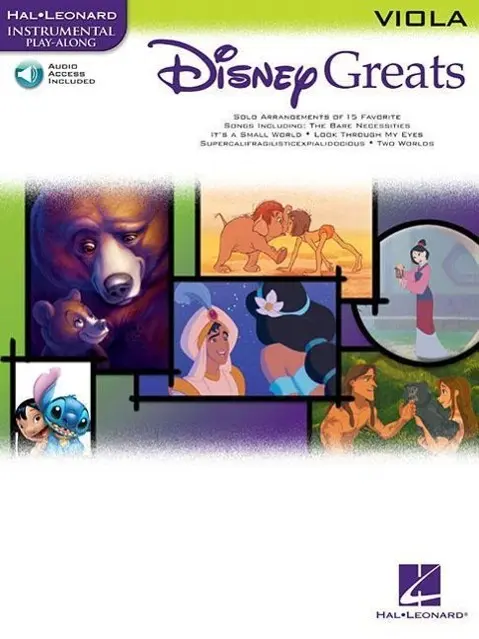 Cover: 9780634085475 | Disney Greats | For Viola Instrumental Play-Along Pack | Corp | Buch