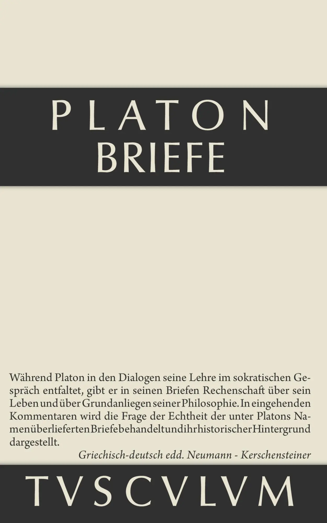 Cover: 9783110355475 | Briefe | Griechisch-deutsch | Platon | Buch | 236 S. | Deutsch | 2014