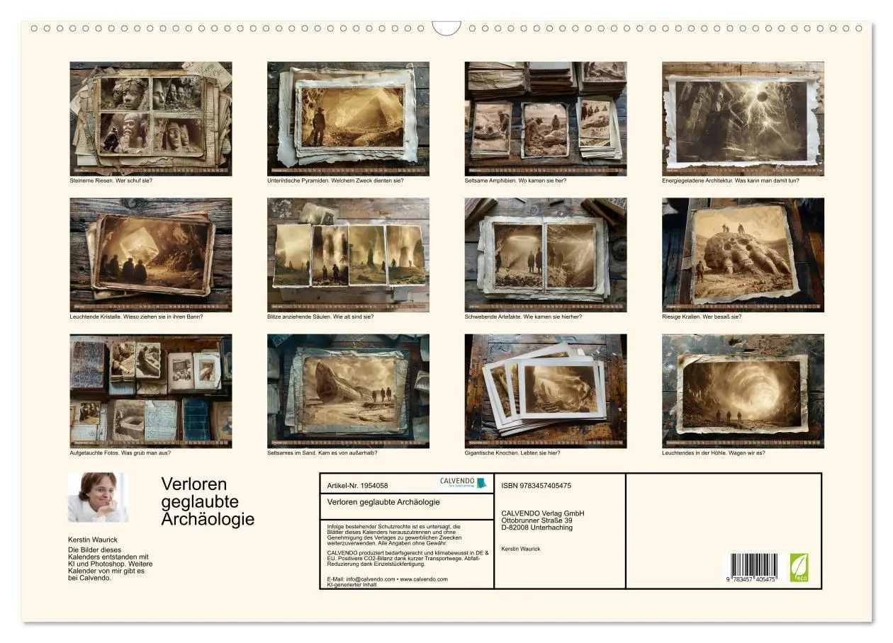 Bild: 9783457405475 | Verloren geglaubte Archäologie (Wandkalender 2026 DIN A2 quer),...