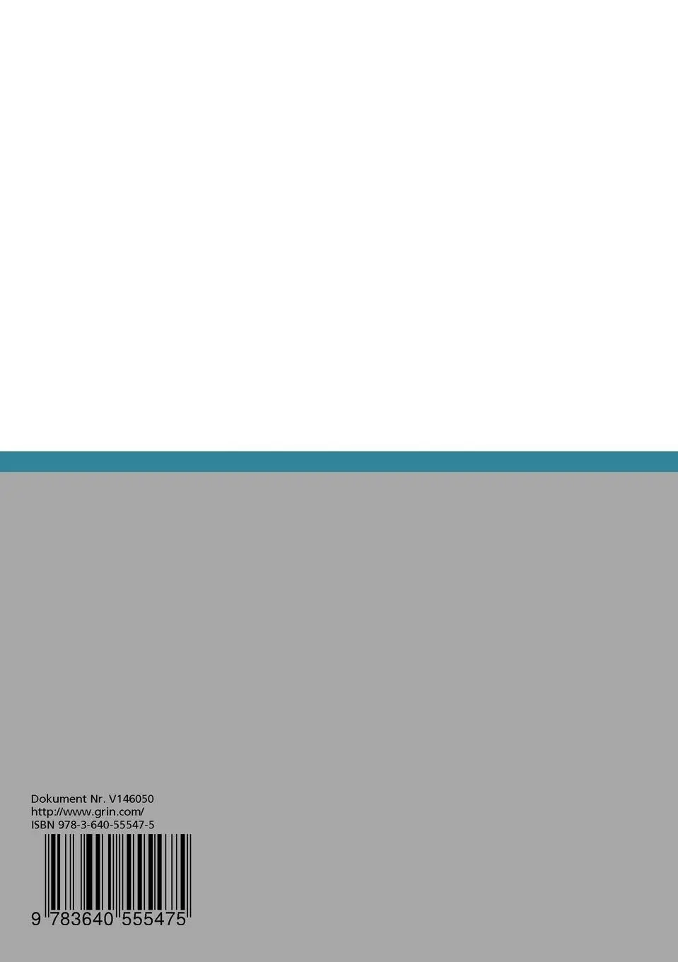 Rückseite: 9783640555475 | Die Steintransportbahn von Kandern nach Malsburg-Marzell | Kopfmann