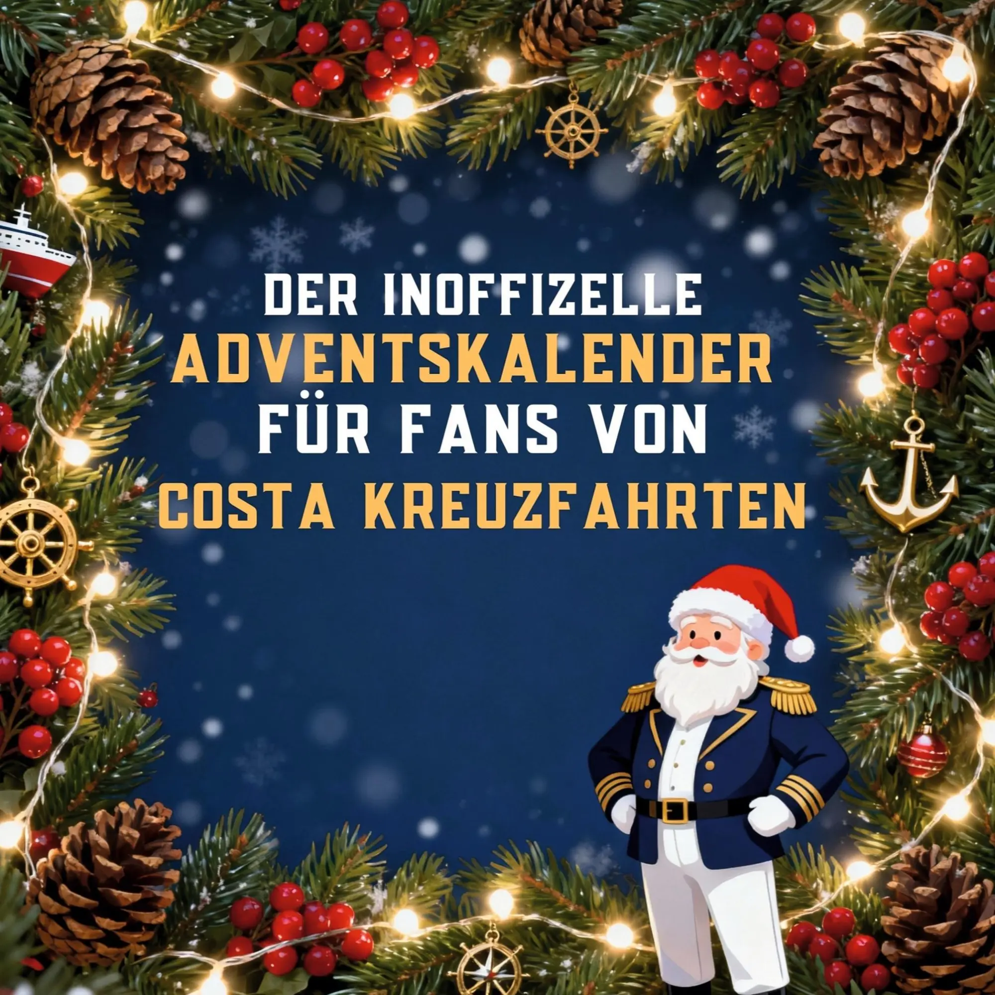 Cover: 9783695315475 | Der inoffizielle Adventskalender für Fans von Costa Kreuzfahrten