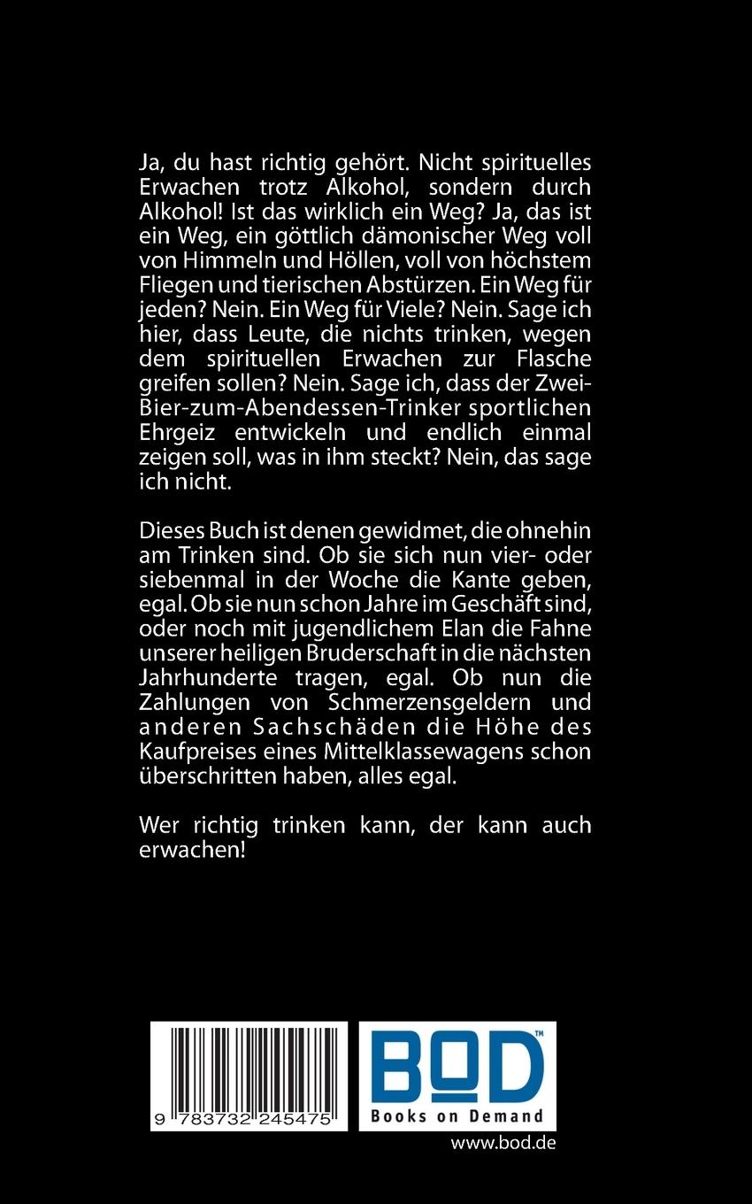 Rückseite: 9783732245475 | Spirituelles Erwachen durch Alkohol | Patrick Aigner | Taschenbuch