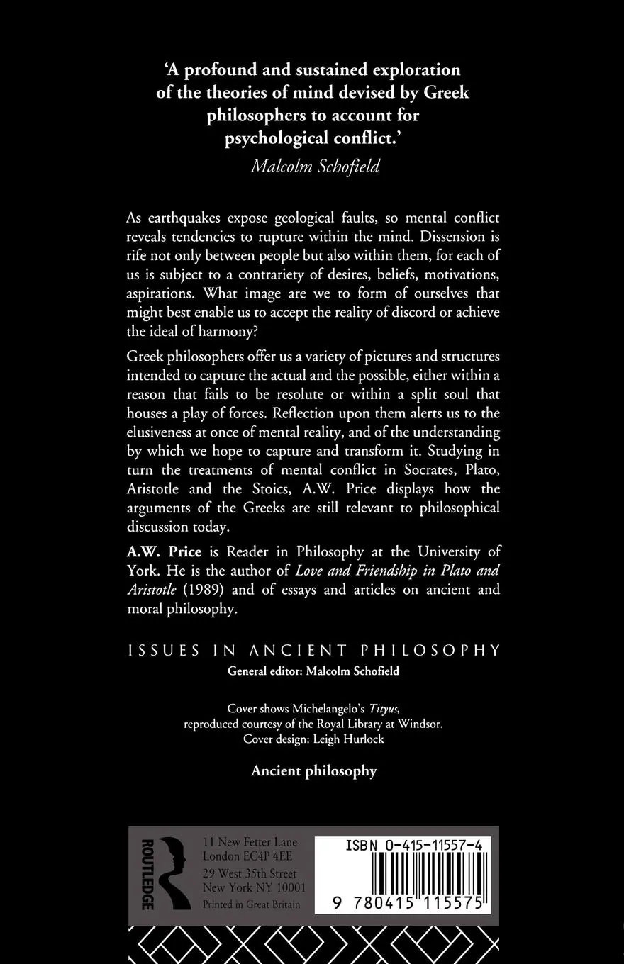 Rückseite: 9780415115575 | Mental Conflict | A. W. Price | Taschenbuch | Englisch | 1994