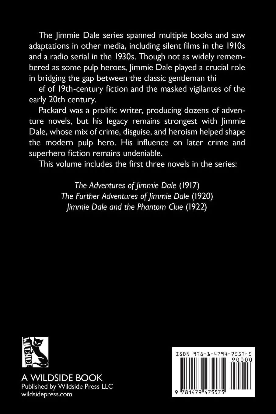 Rückseite: 9781479475575 | The Jimmie Dale Mystery MEGAPACK® | Frank L. Packard | Taschenbuch