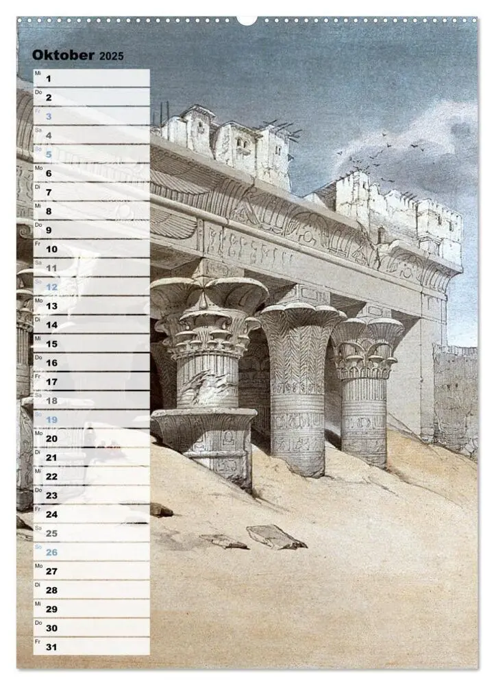 Bild: 9783457015575 | Ägyptens Tempel (Wandkalender 2025 DIN A2 hoch), CALVENDO...