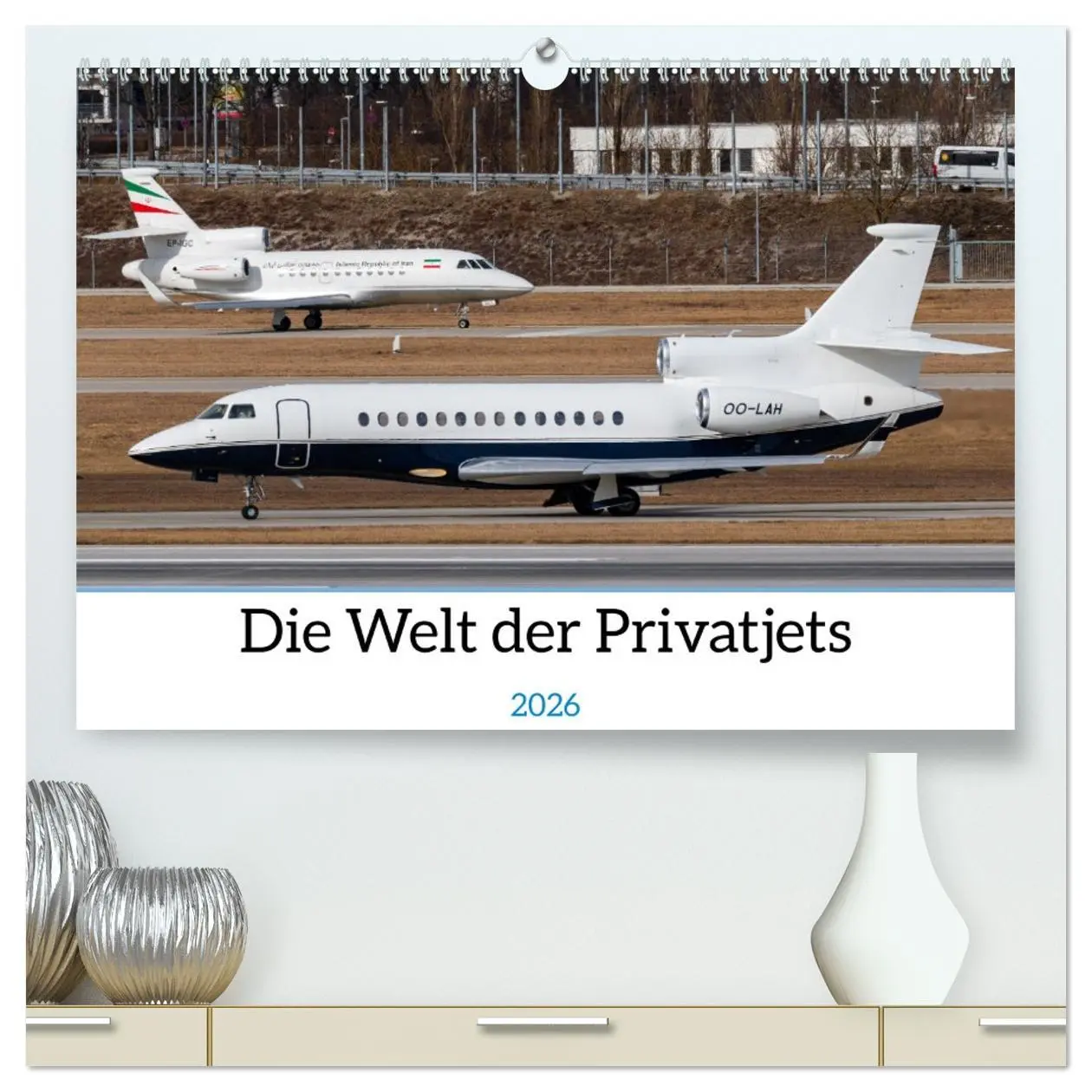 Cover: 9783457325575 | Die Welt der Privatjets (hochwertiger Premium Wandkalender 2026 DIN...