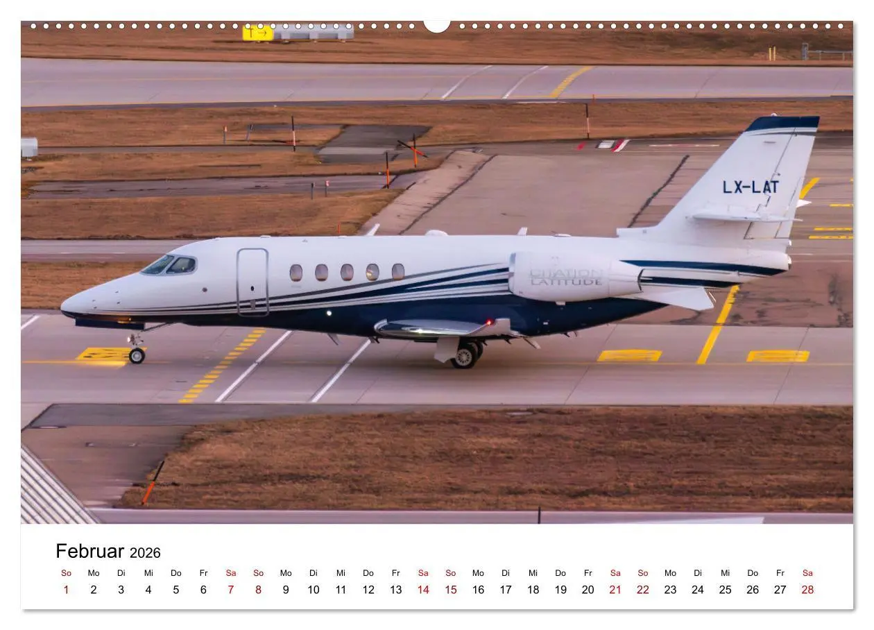 Bild: 9783457325575 | Die Welt der Privatjets (hochwertiger Premium Wandkalender 2026 DIN...