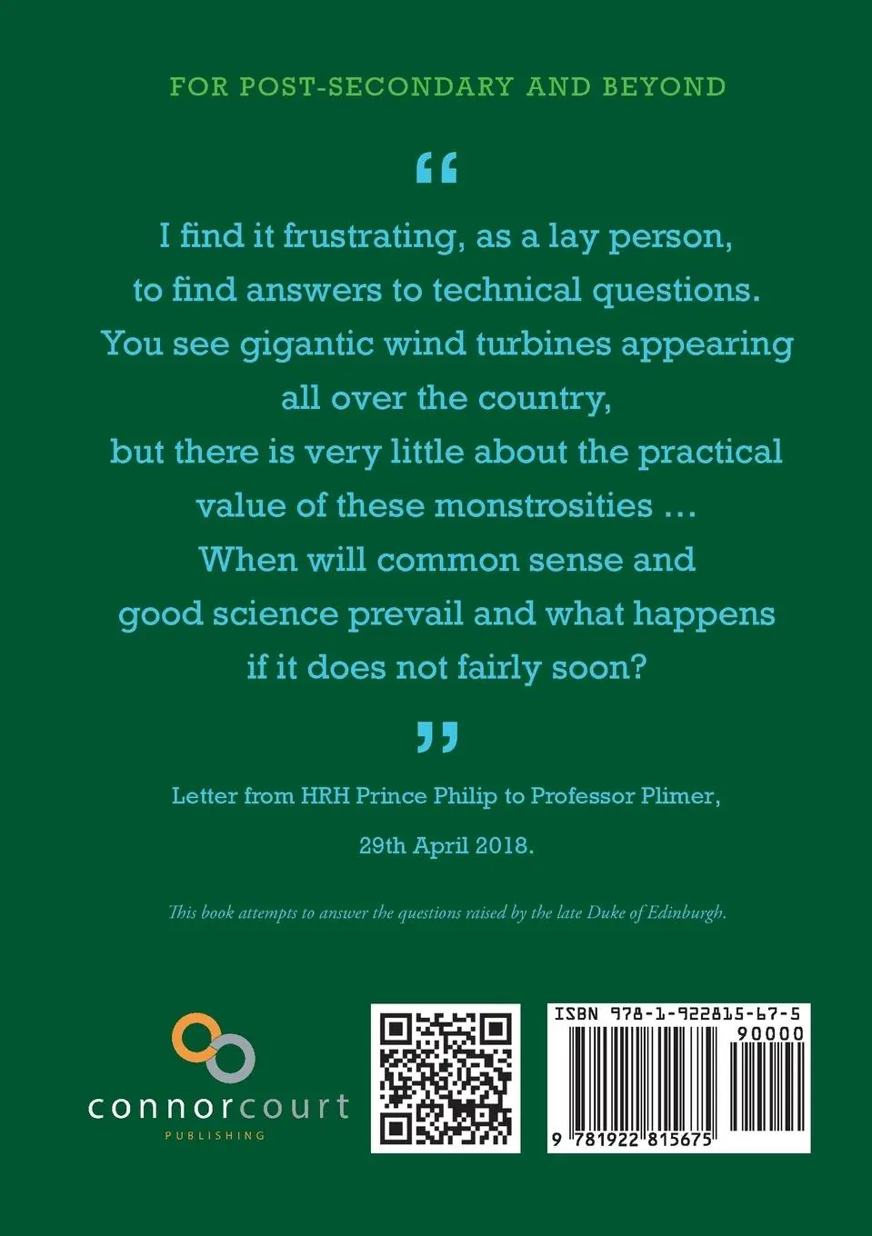 Rückseite: 9781922815675 | THE LITTLE GREEN BOOK - For Twenties and Wrinkles | Ian Plimer | Buch