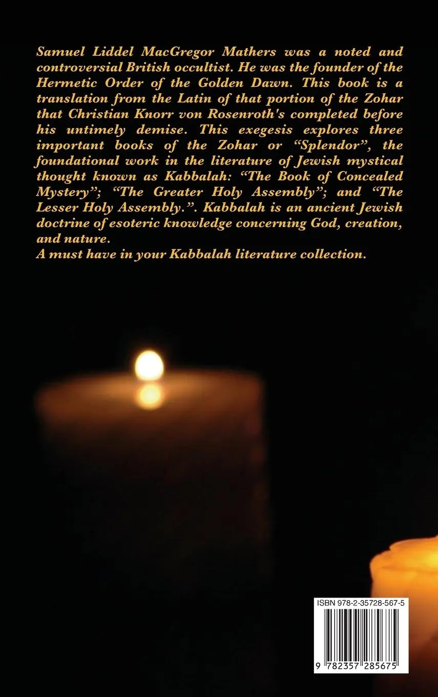 Rückseite: 9782357285675 | The Kabbalah Unveiled | S. L. Macgregor Mathers | Buch | Englisch