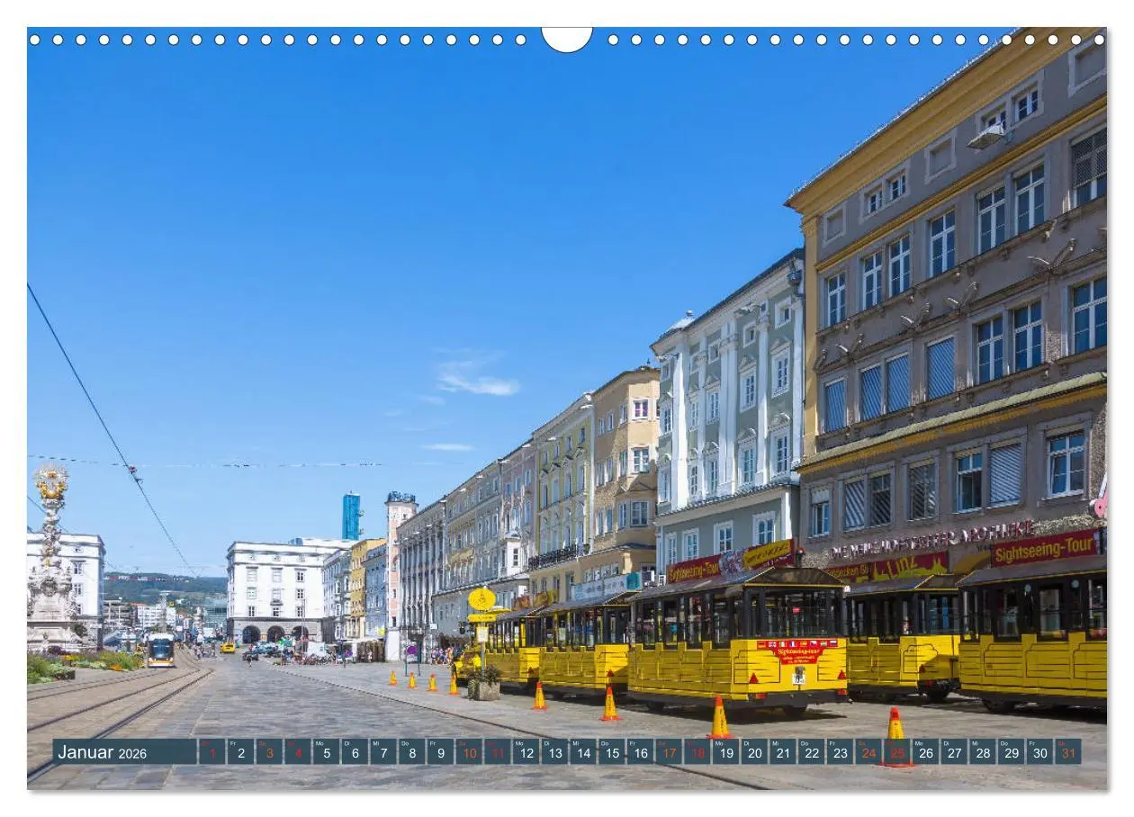 Bild: 9783457935675 | Facettenreiches Linz (Wandkalender 2026 DIN A3 quer), CALVENDO...