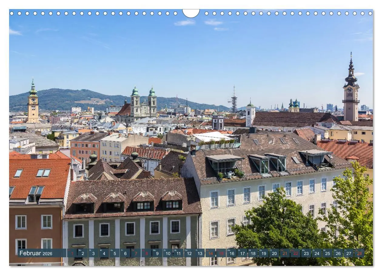 Bild: 9783457935675 | Facettenreiches Linz (Wandkalender 2026 DIN A3 quer), CALVENDO...
