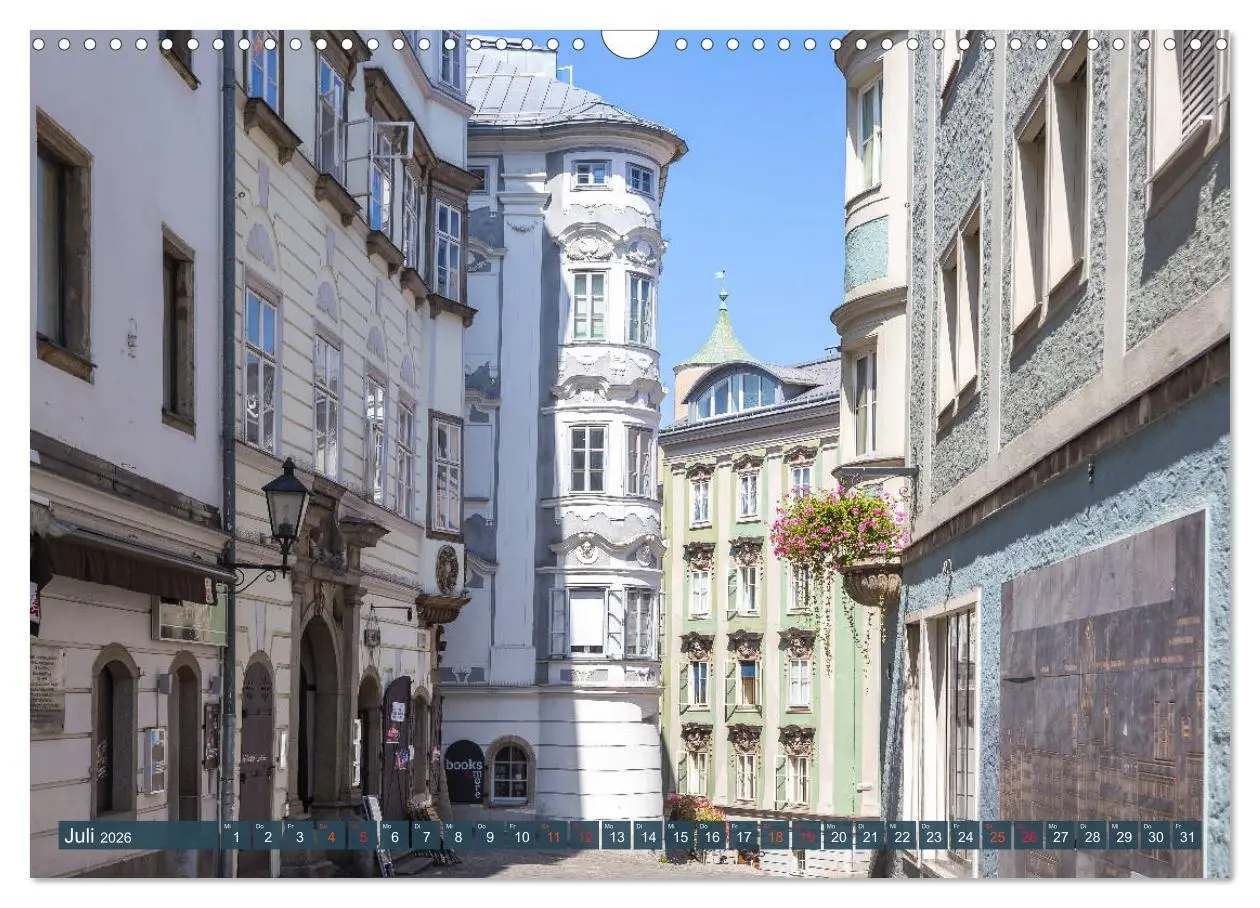 Bild: 9783457935675 | Facettenreiches Linz (Wandkalender 2026 DIN A3 quer), CALVENDO...