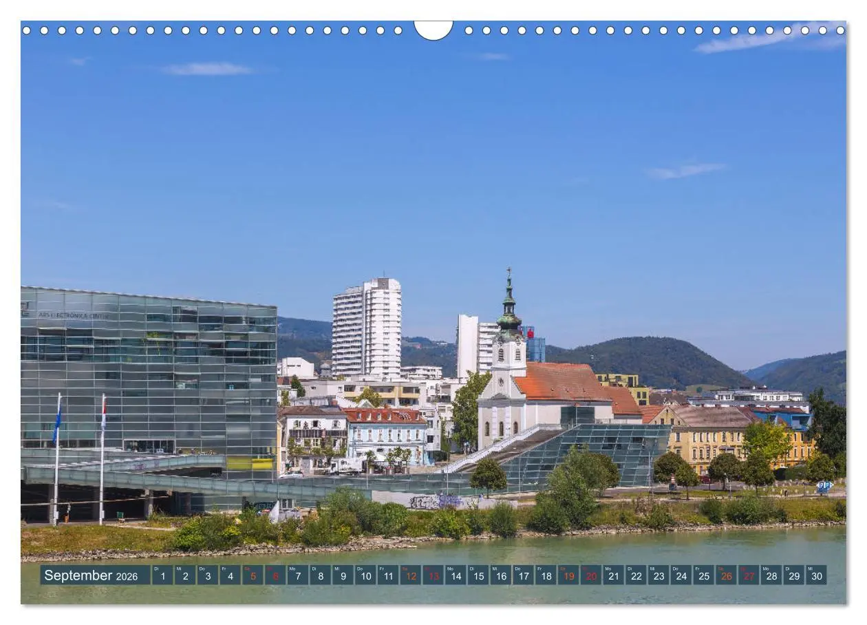Bild: 9783457935675 | Facettenreiches Linz (Wandkalender 2026 DIN A3 quer), CALVENDO...