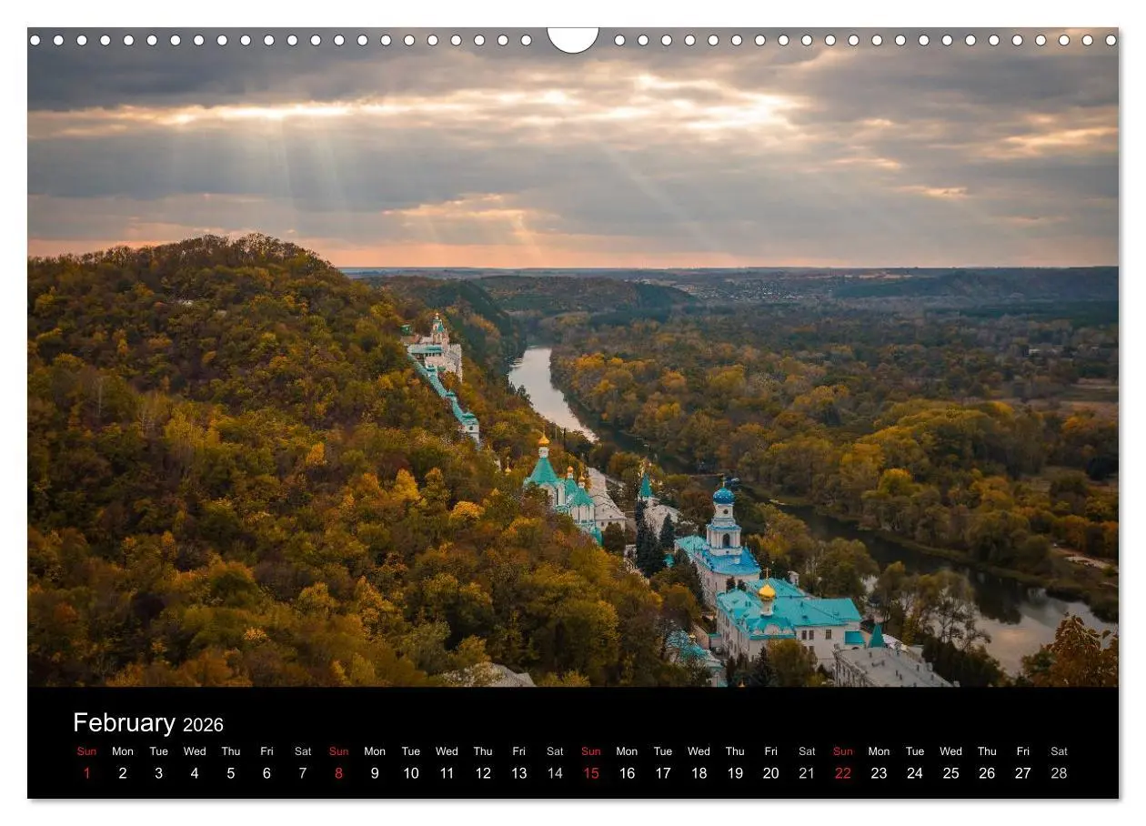 Bild: 9783516575675 | Monuments of Ukraine 2026 (Wall Calendar 2026 DIN A3 landscape),...
