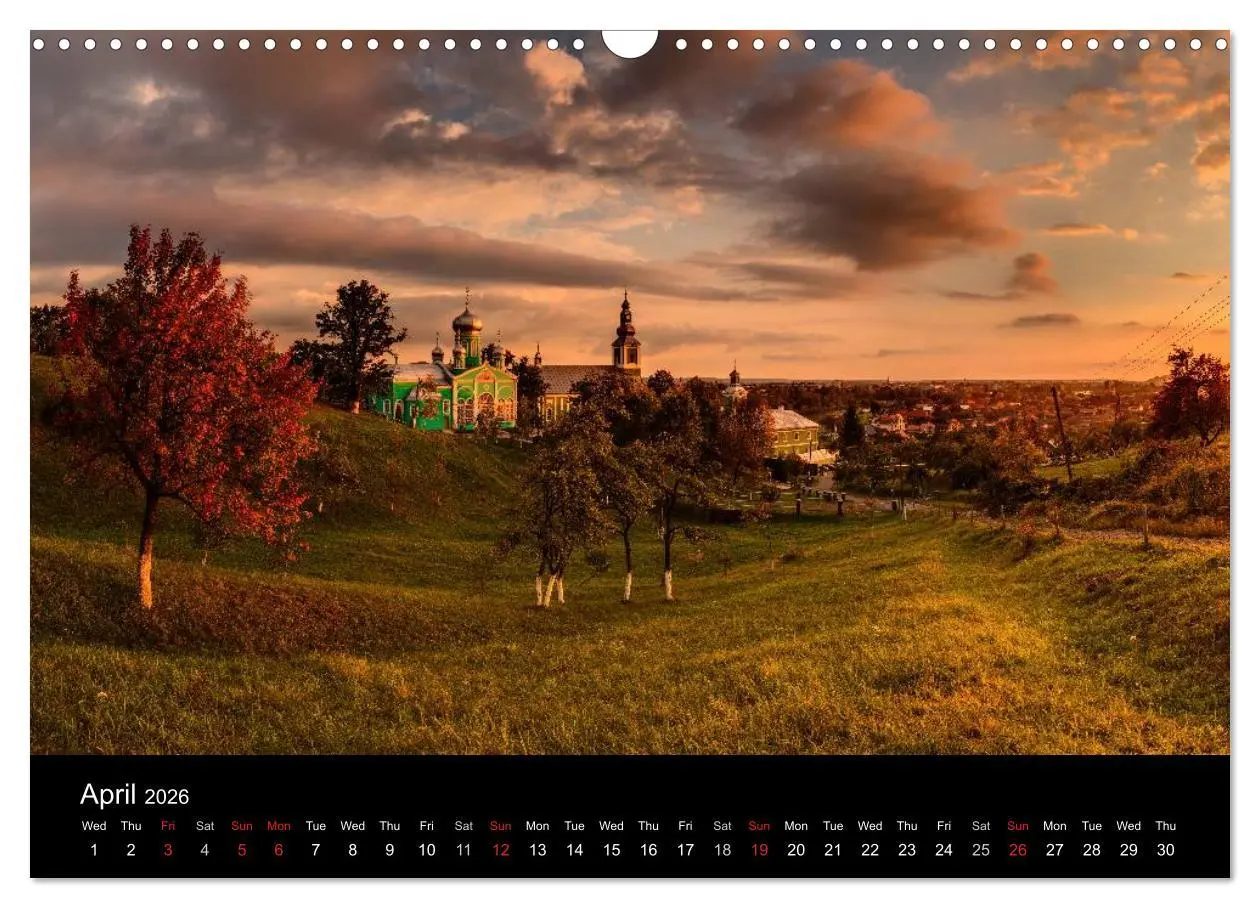 Bild: 9783516575675 | Monuments of Ukraine 2026 (Wall Calendar 2026 DIN A3 landscape),...
