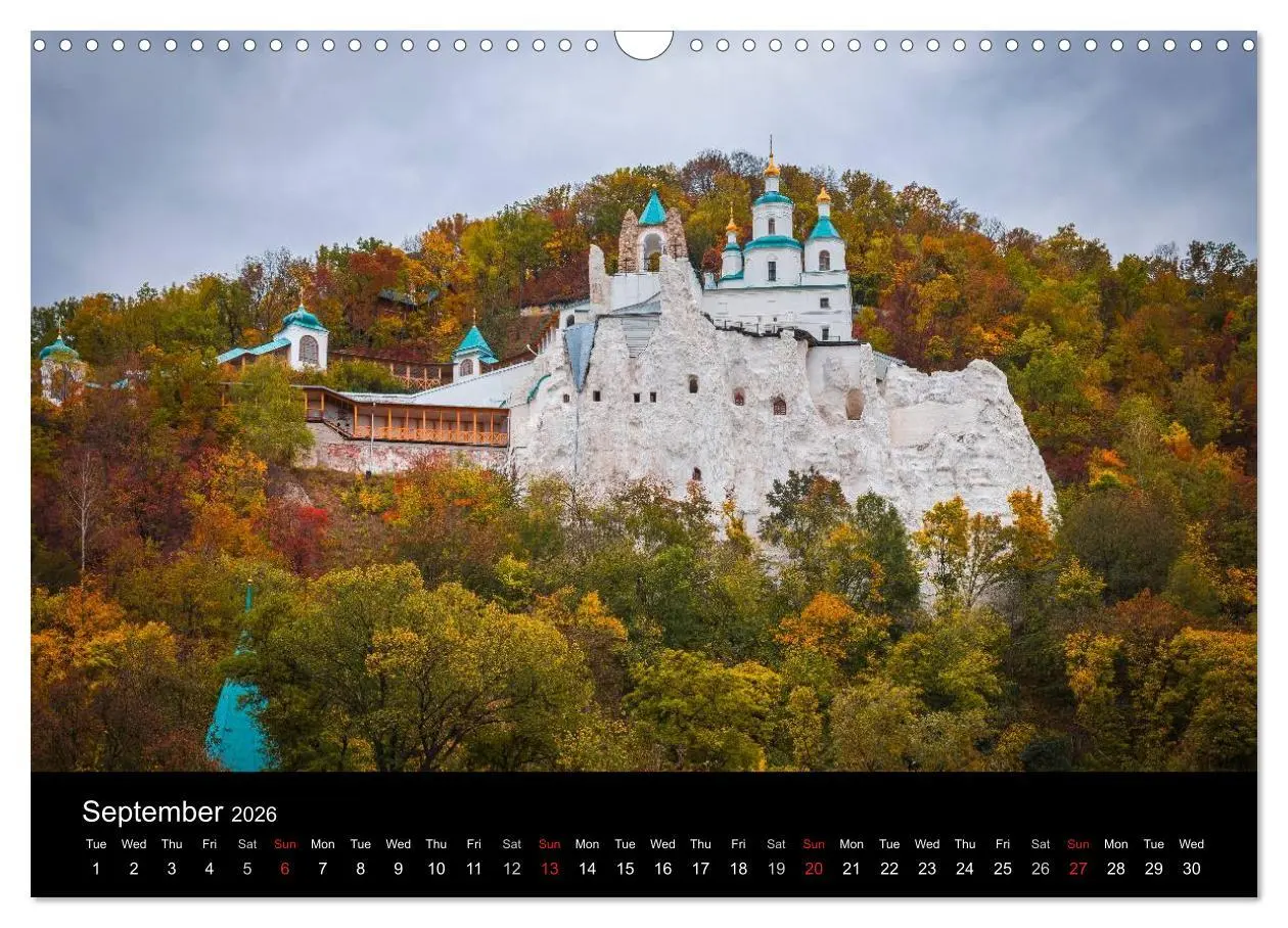 Bild: 9783516575675 | Monuments of Ukraine 2026 (Wall Calendar 2026 DIN A3 landscape),...