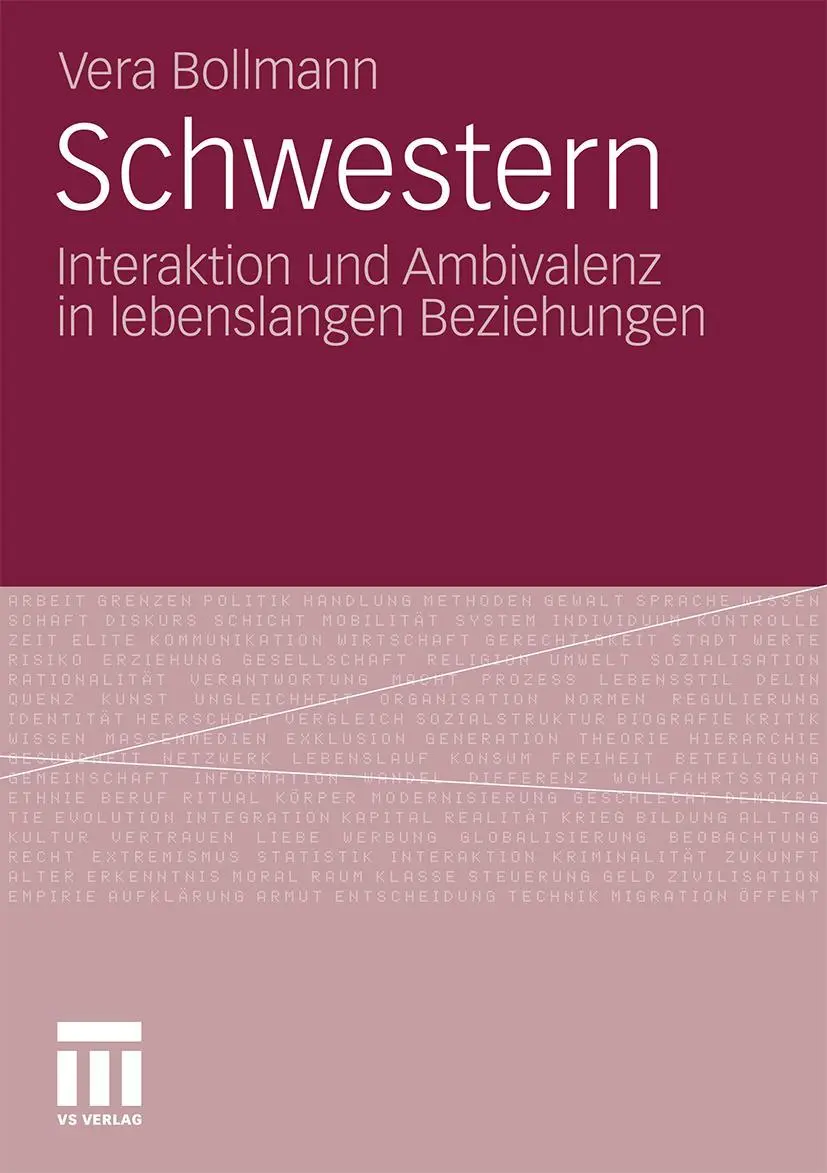 Cover: 9783531185675 | Schwestern | Interaktion und Ambivalenz in lebenslangen Beziehungen