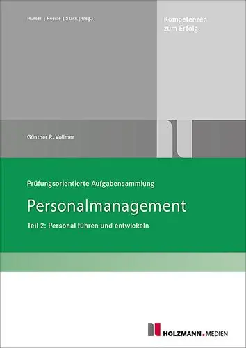Cover: 9783778315675 | Prüfungsorientierte Aufgabensammlung "Personalmanagement" | Vollmer