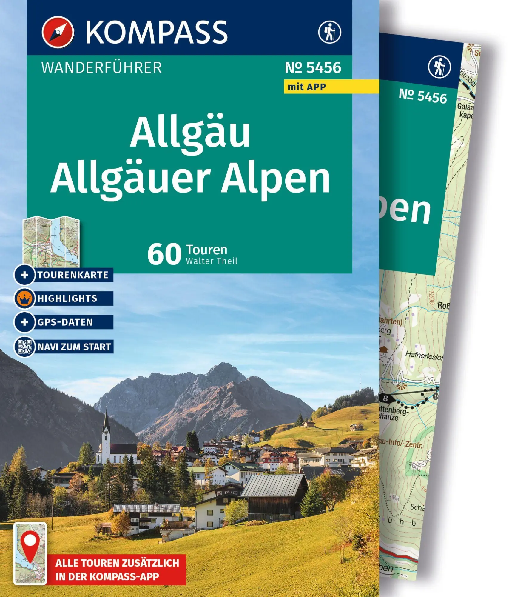 Cover: 9783991545675 | KOMPASS Wanderführer Allgäu, Allgäuer Alpen, 60 Touren mit...