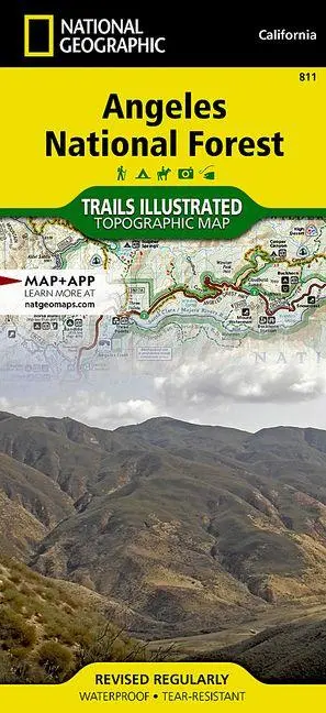 Cover: 9781566955775 | Angeles National Forest Map | National Geographic Maps | (Land-)Karte