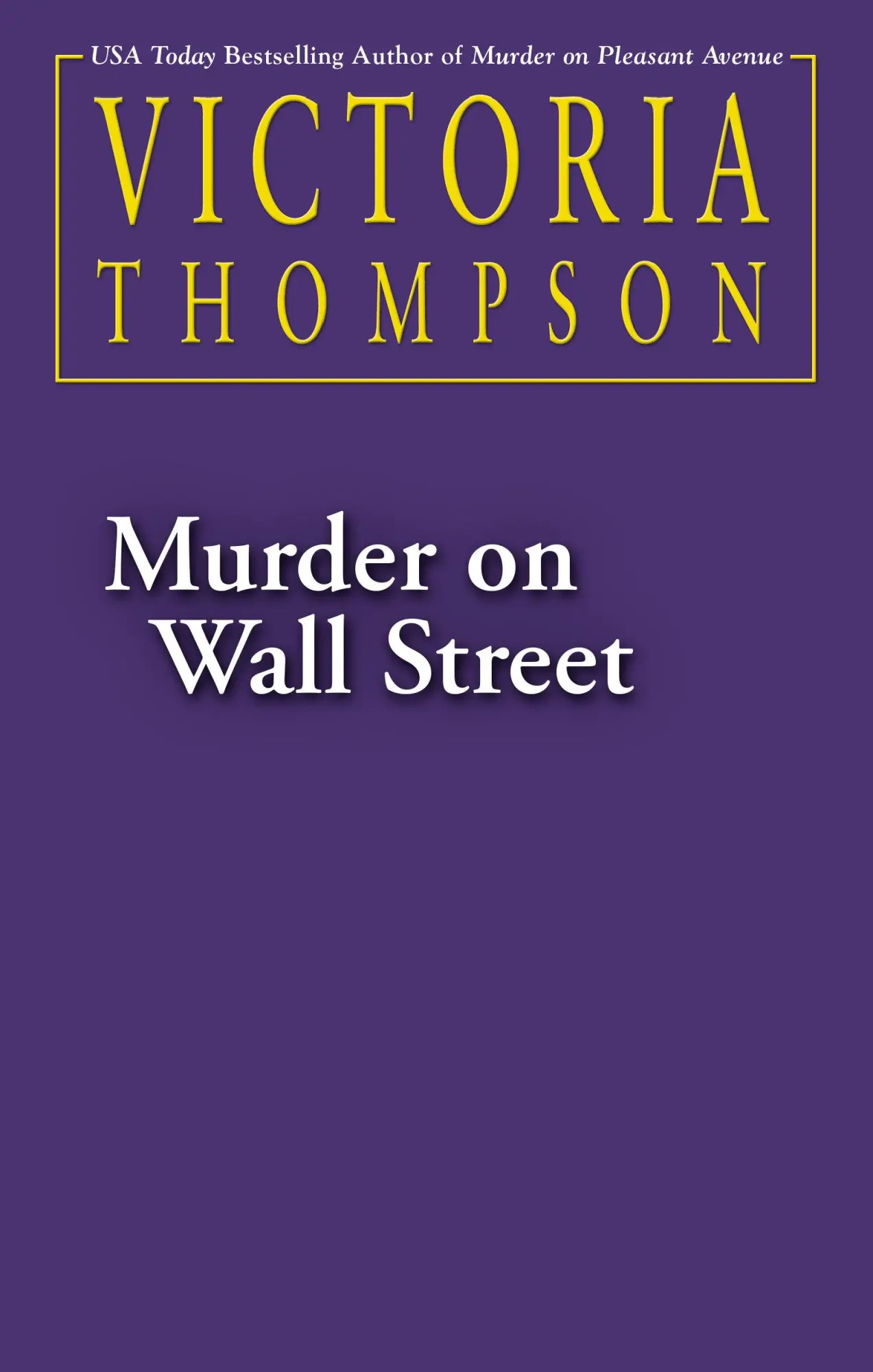 Cover: 9781984805775 | Murder On Wall Street | Victoria Thompson | Buch | Englisch | 2021