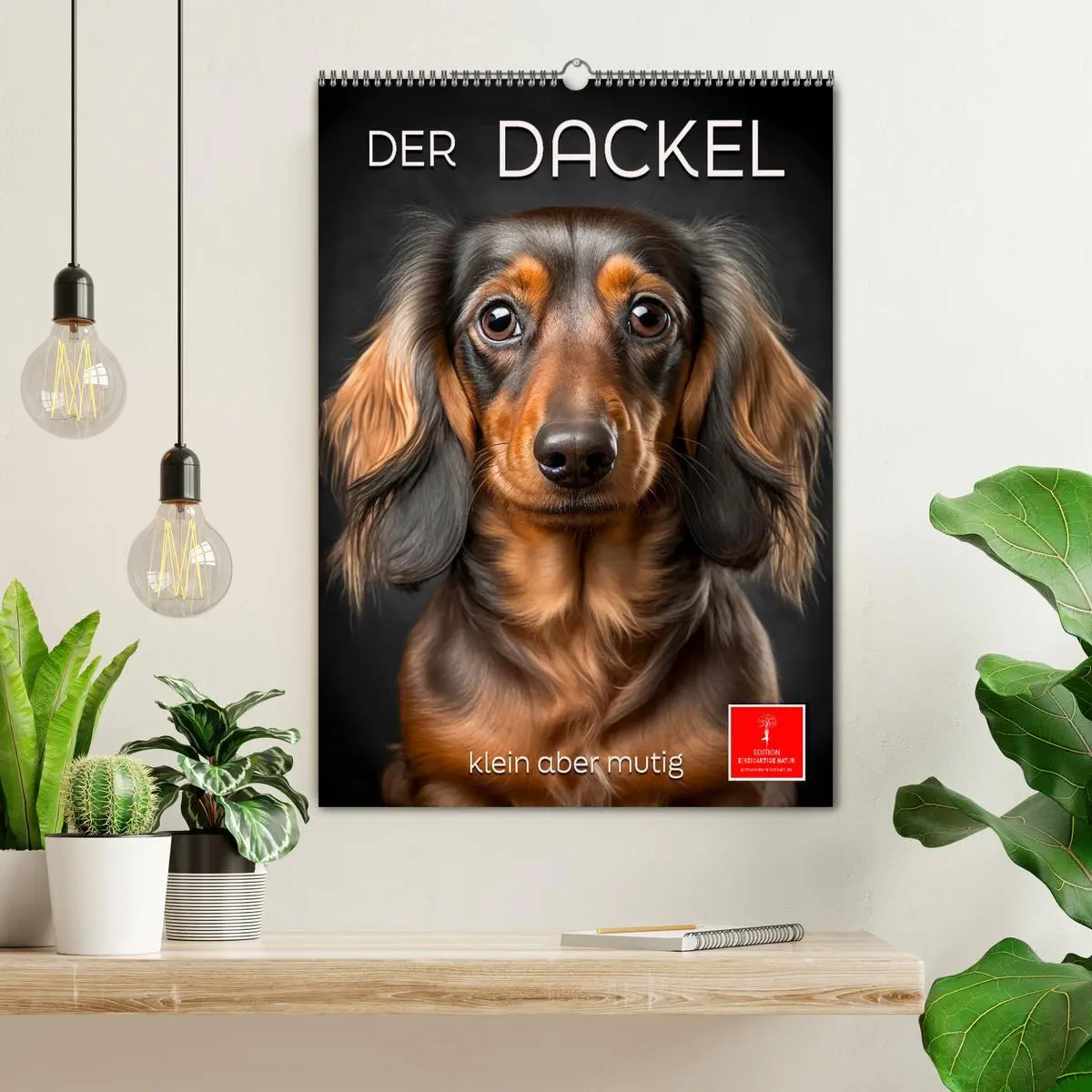 Bild: 9783516325775 | Der Dackel - klein aber mutig (Wandkalender 2026 DIN A2 hoch),...