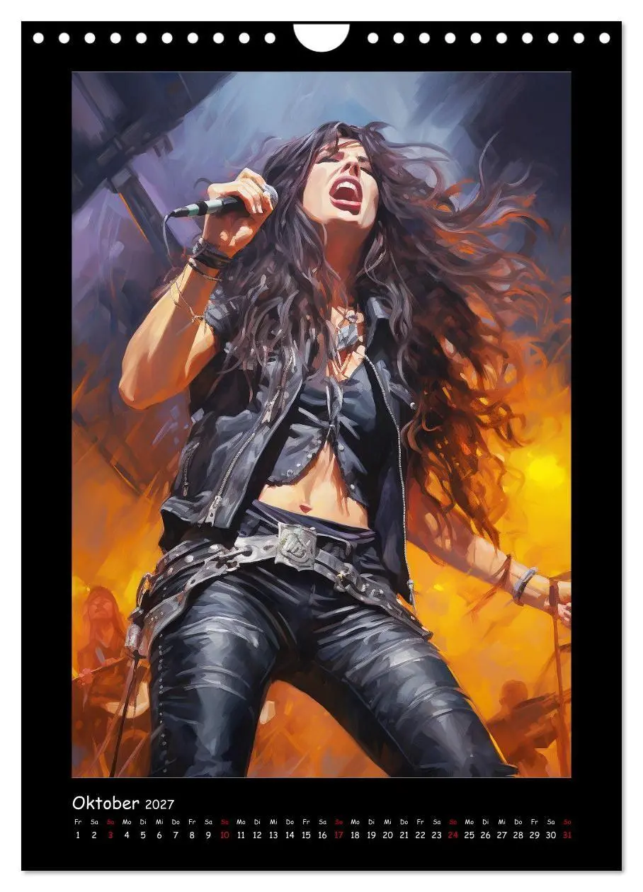 Bild: 9783569275775 | Heavy Metal-Queens. Wilde Rock- und Metal-Girl Paintings...