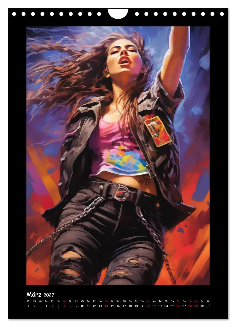 Bild: 9783569275775 | Heavy Metal-Queens. Wilde Rock- und Metal-Girl Paintings...