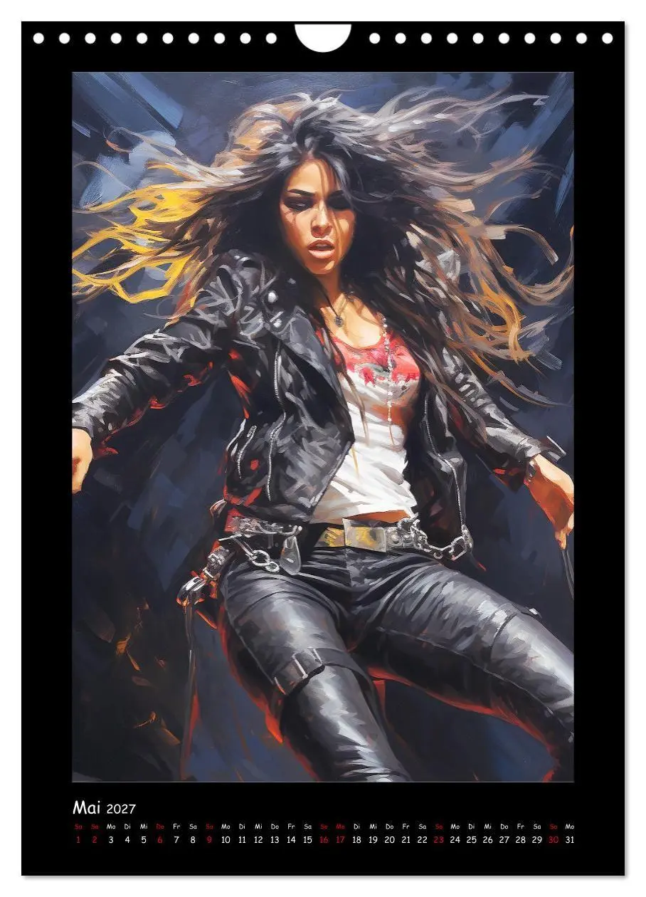 Bild: 9783569275775 | Heavy Metal-Queens. Wilde Rock- und Metal-Girl Paintings...
