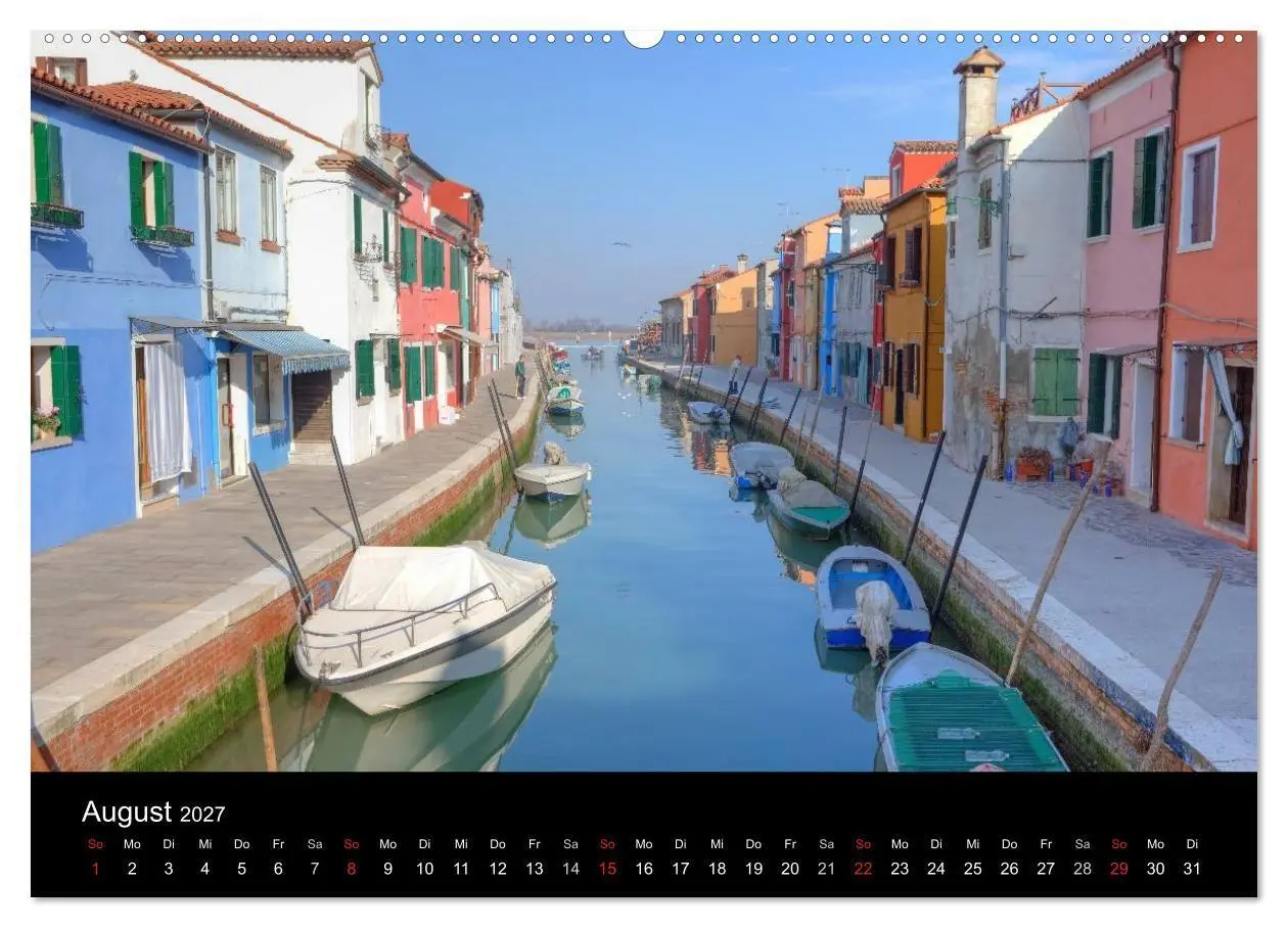 Bild: 9783594235775 | Die bunten Häuser von Burano (hochwertiger Premium Wandkalender...