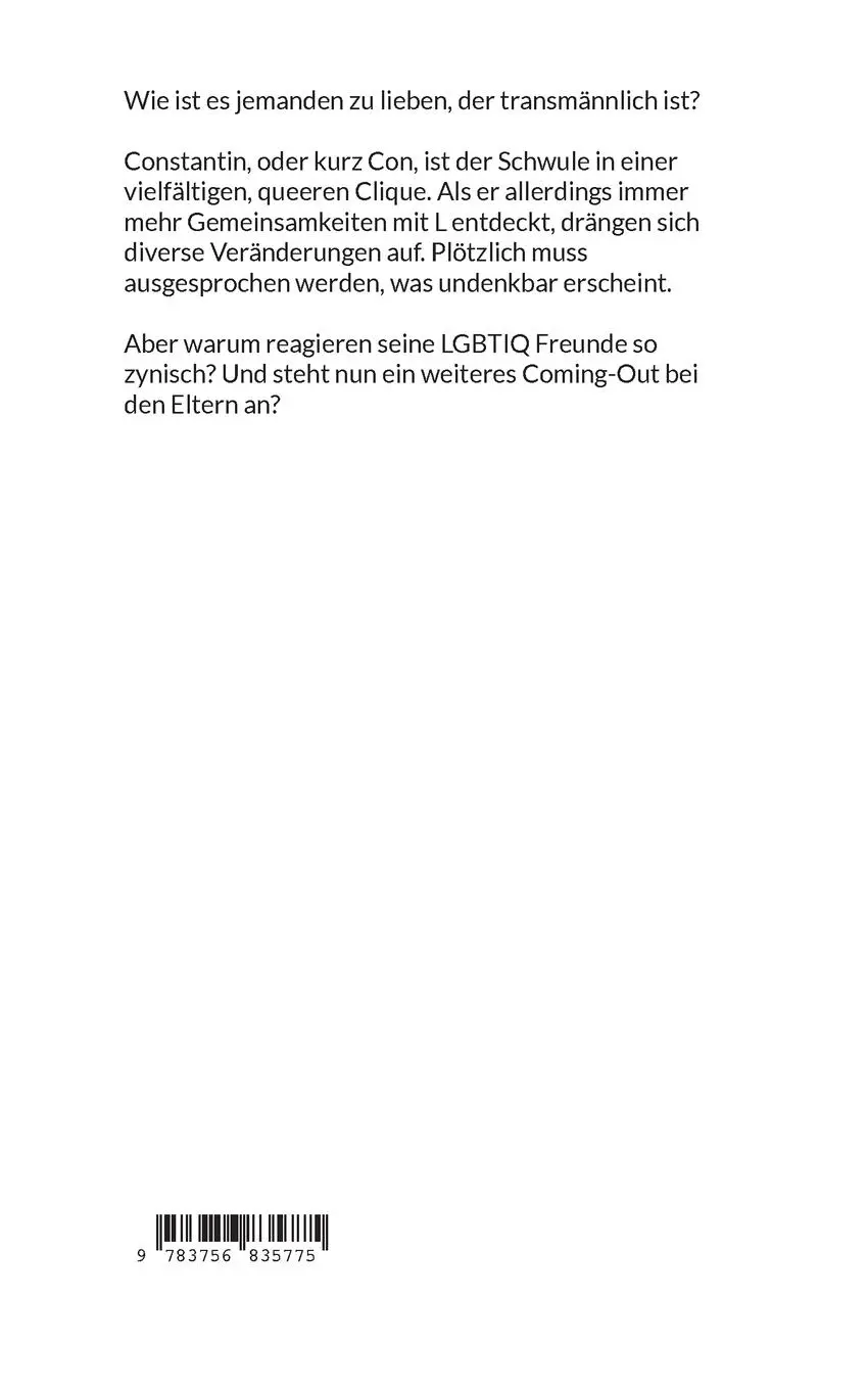 Rückseite: 9783756835775 | im Kleid ein Junge | Falk Dennis Adam | Taschenbuch | Paperback | 2022