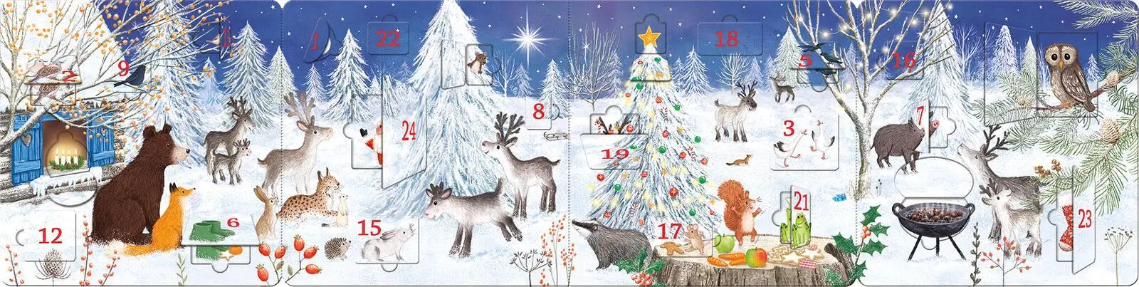 Bild: 9783845865775 | Mein liebstes Adventskalenderbuch | Mit 24 Türchen | Sharon Harmer