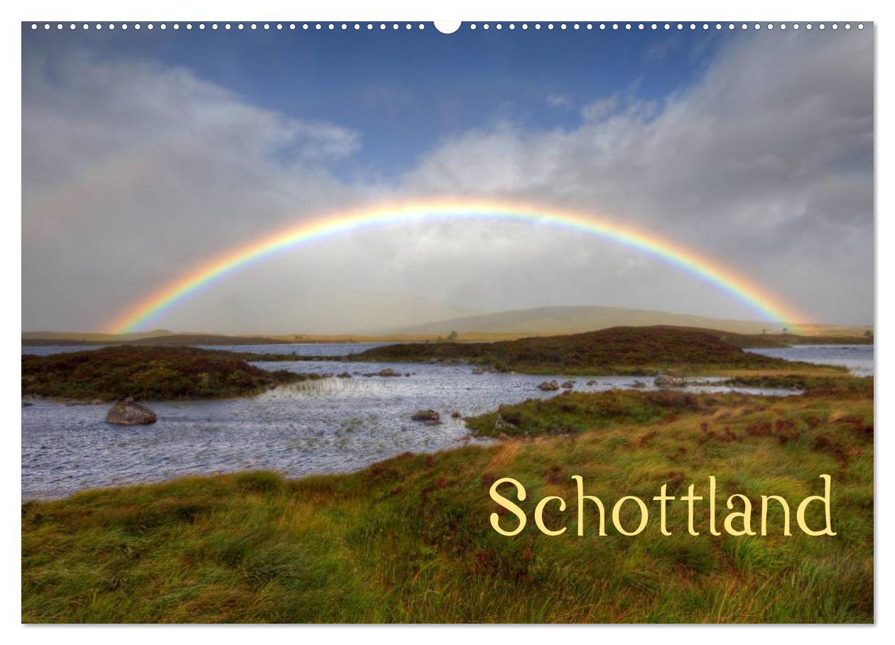 Cover: 9783435755875 | Schottland (Wandkalender 2025 DIN A2 quer), CALVENDO Monatskalender