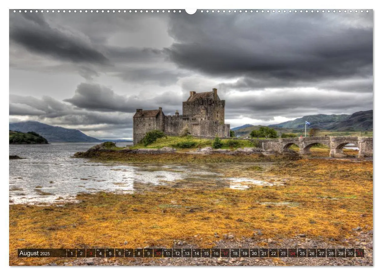 Bild: 9783435755875 | Schottland (Wandkalender 2025 DIN A2 quer), CALVENDO Monatskalender