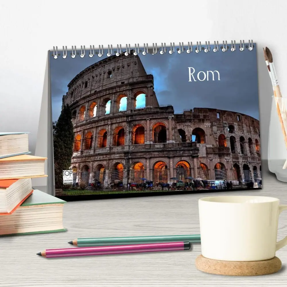 Bild: 9783435825875 | Rom (Tischkalender 2025 DIN A5 quer), CALVENDO Monatskalender | 2025