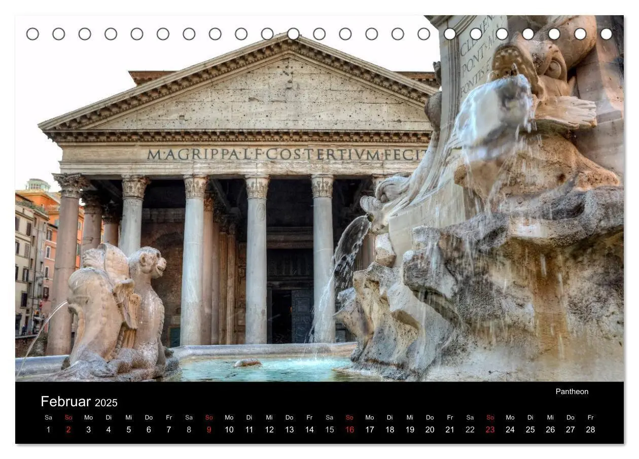 Bild: 9783435825875 | Rom (Tischkalender 2025 DIN A5 quer), CALVENDO Monatskalender | 2025