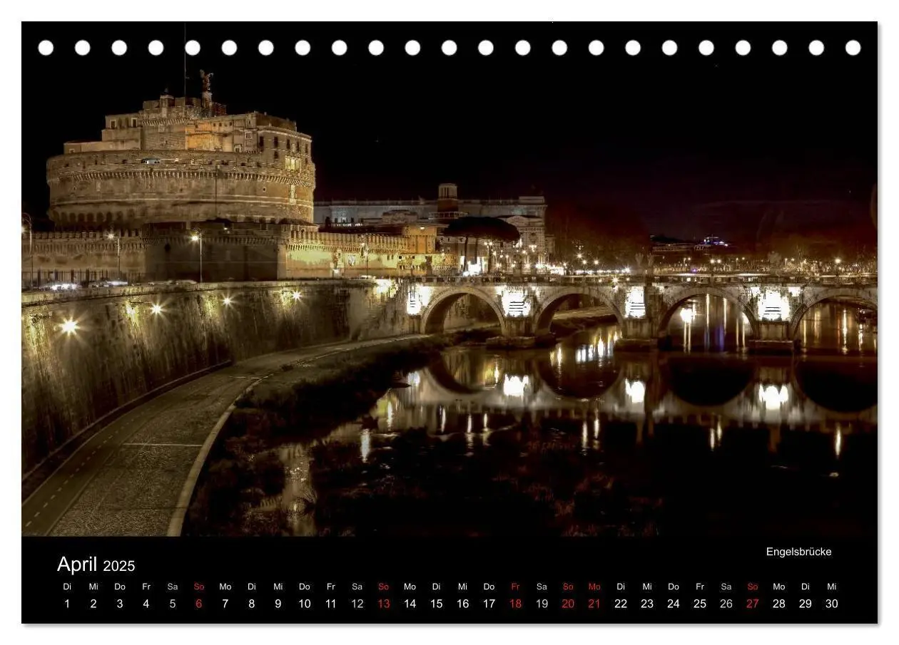 Bild: 9783435825875 | Rom (Tischkalender 2025 DIN A5 quer), CALVENDO Monatskalender | 2025