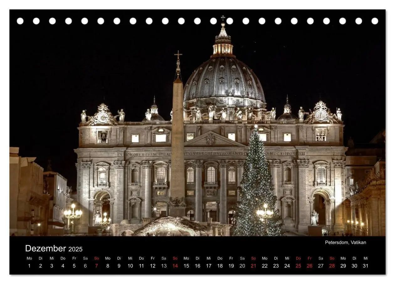 Bild: 9783435825875 | Rom (Tischkalender 2025 DIN A5 quer), CALVENDO Monatskalender | 2025