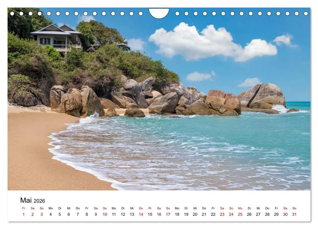 Bild: 9783457915875 | Die schönsten Inseln Thailands (Wandkalender 2026 DIN A4 quer),...