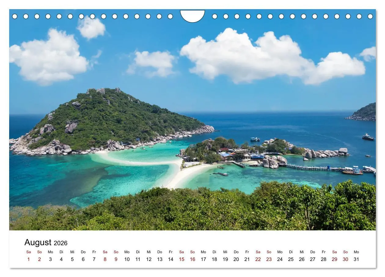 Bild: 9783457915875 | Die schönsten Inseln Thailands (Wandkalender 2026 DIN A4 quer),...