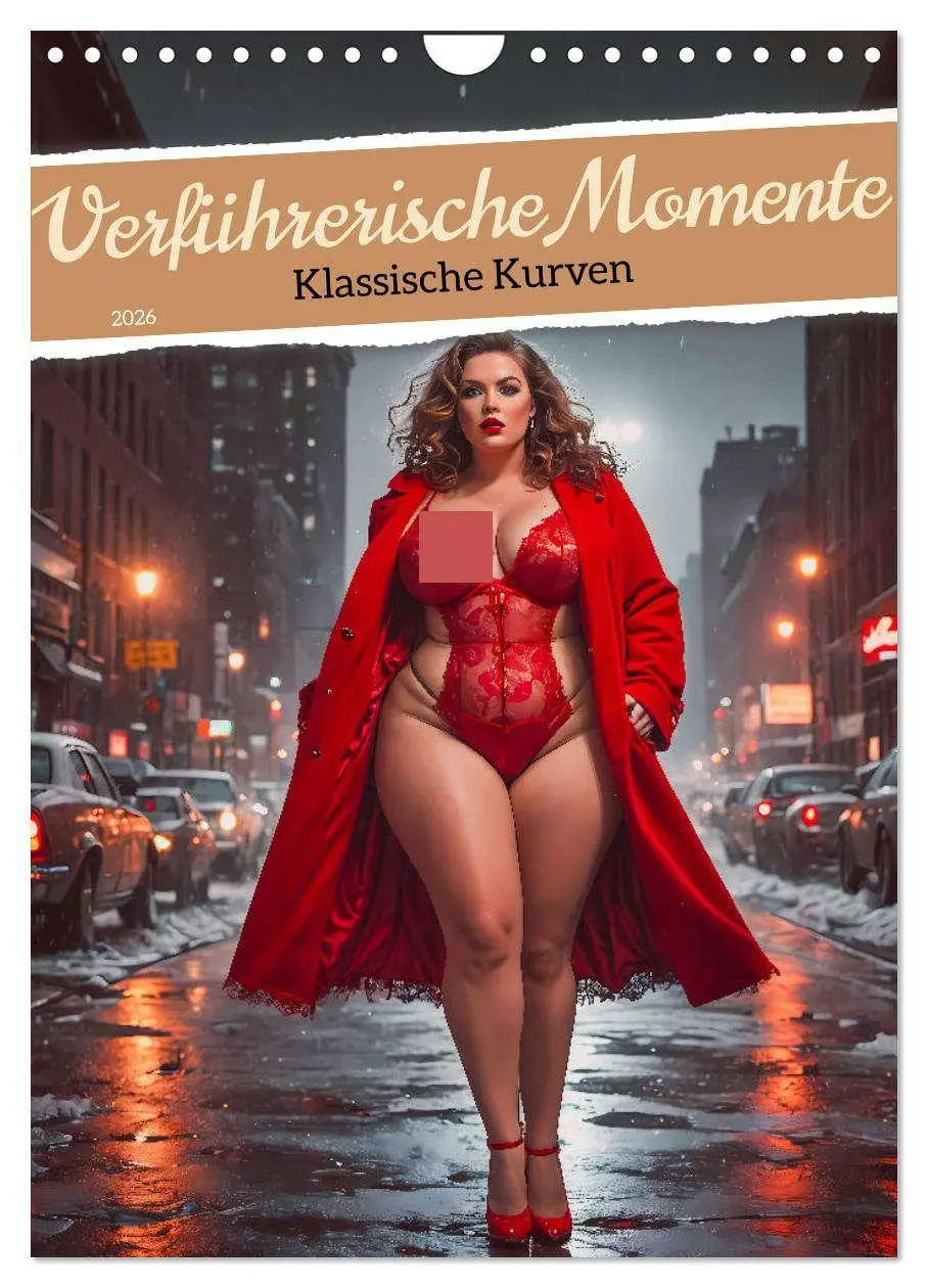 Cover: 9783516245875 | Verführerische Momente - Klassische Kurven (Wandkalender 2026 DIN...