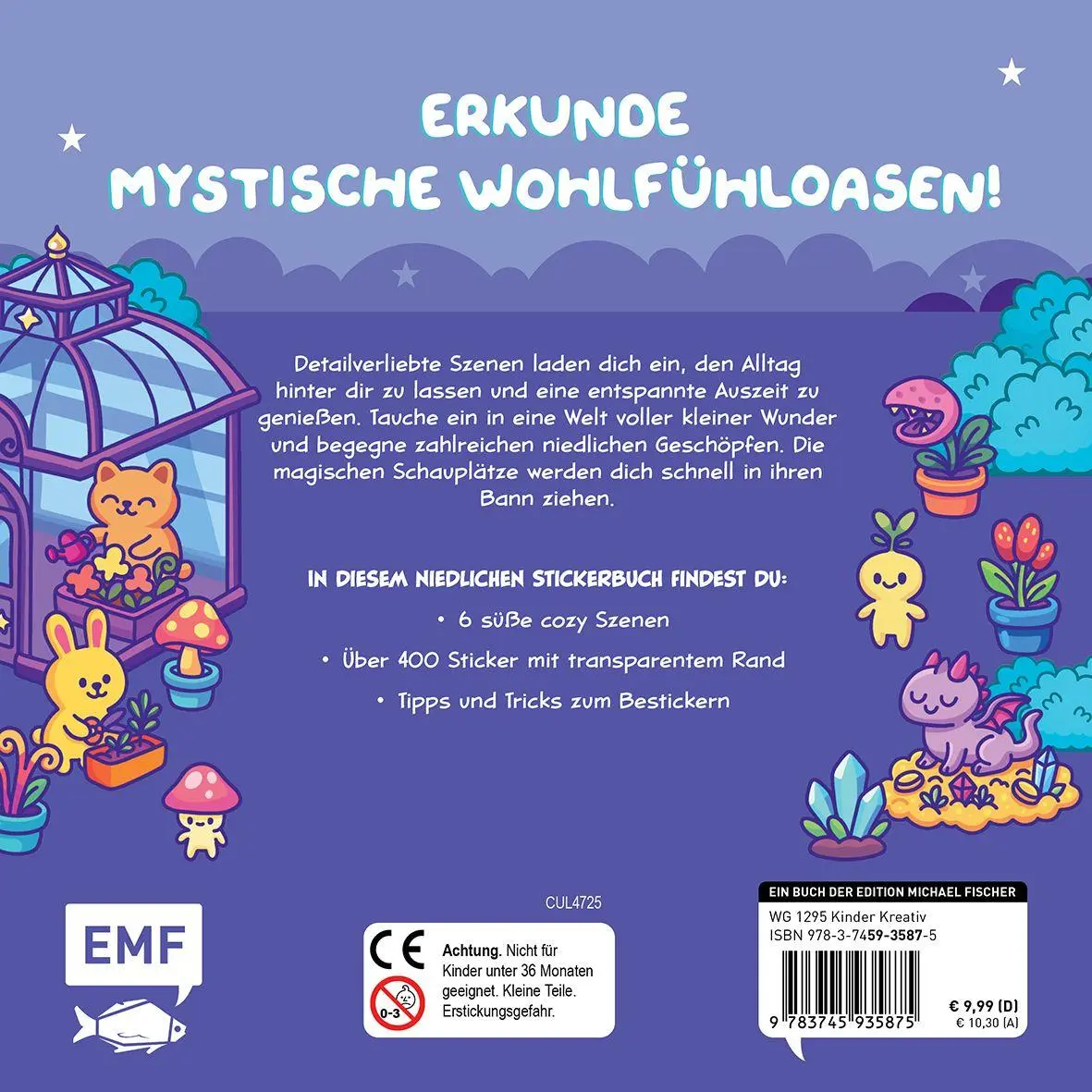 Bild: 9783745935875 | Cozy Sticker Worlds - Whimsy Wonders | Taschenbuch | 12 S. | Deutsch