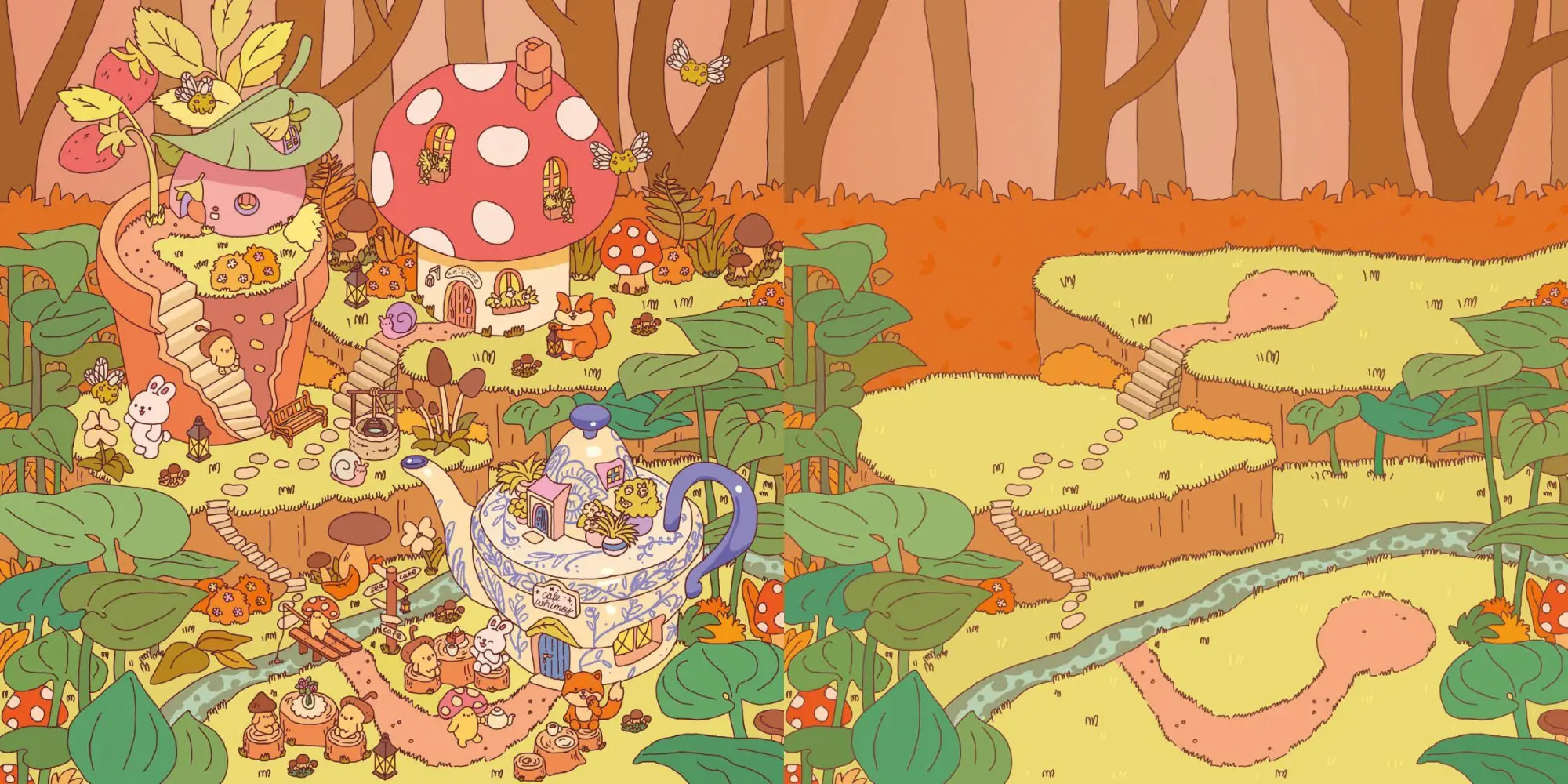 Bild: 9783745935875 | Cozy Sticker Worlds - Whimsy Wonders | Taschenbuch | 12 S. | Deutsch