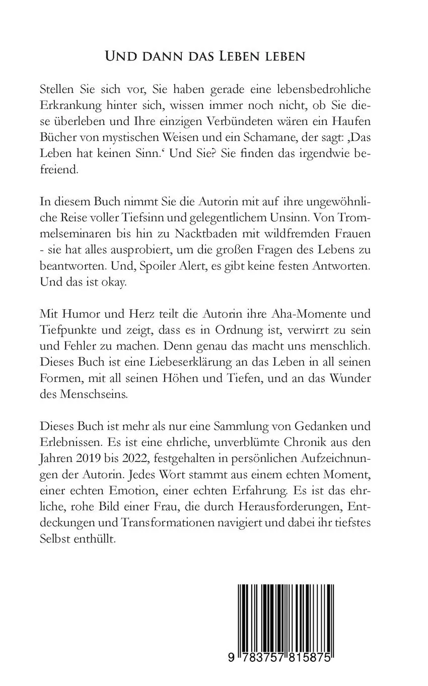 Rückseite: 9783757815875 | Und dann das Leben leben | Mandy Falke | Taschenbuch | 532 S. | 2023