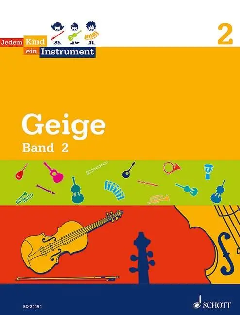 Cover: 9783795745875 | Geige 2 | Schülerheft, Jedem Kind ein Instrument | Kamienski | 84 S.
