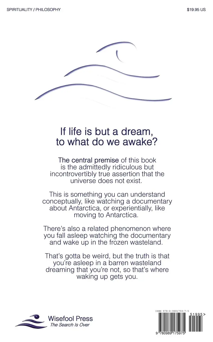 Rückseite: 9780989175975 | Dreamstate | A Conspiracy Theory | Jed Mckenna | Taschenbuch | 2016