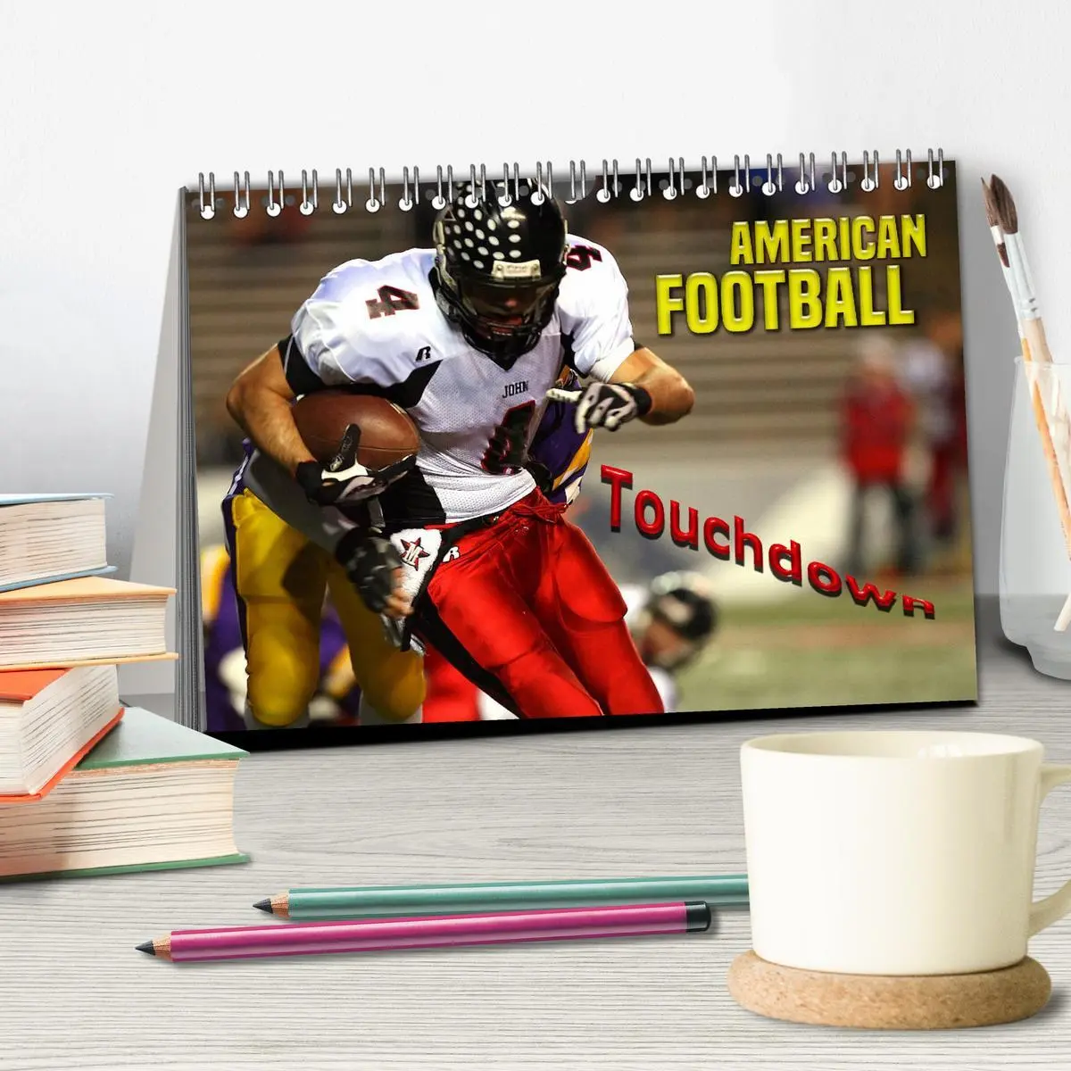 Bild: 9783457905975 | American Football - Touchdown (Tischkalender 2026 DIN A5 quer),...